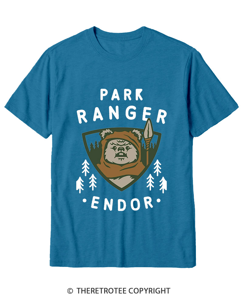 TheRetroTee Park Ranger 1980s Cotton T-Shirt