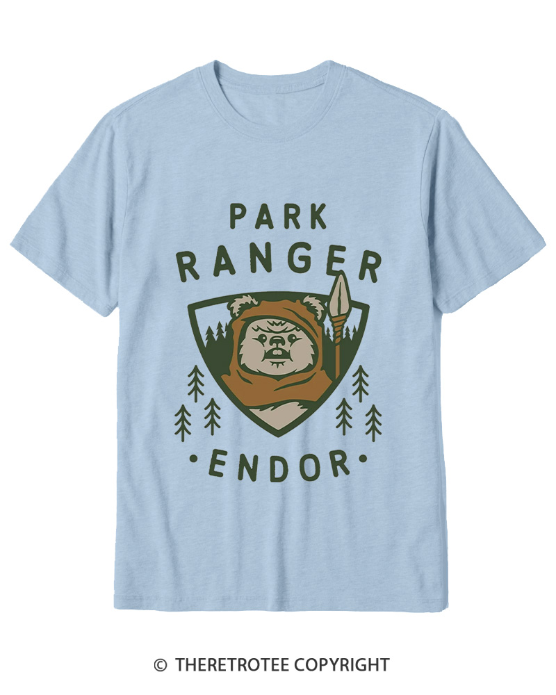 TheRetroTee Park Ranger 1980s Cotton T-Shirt