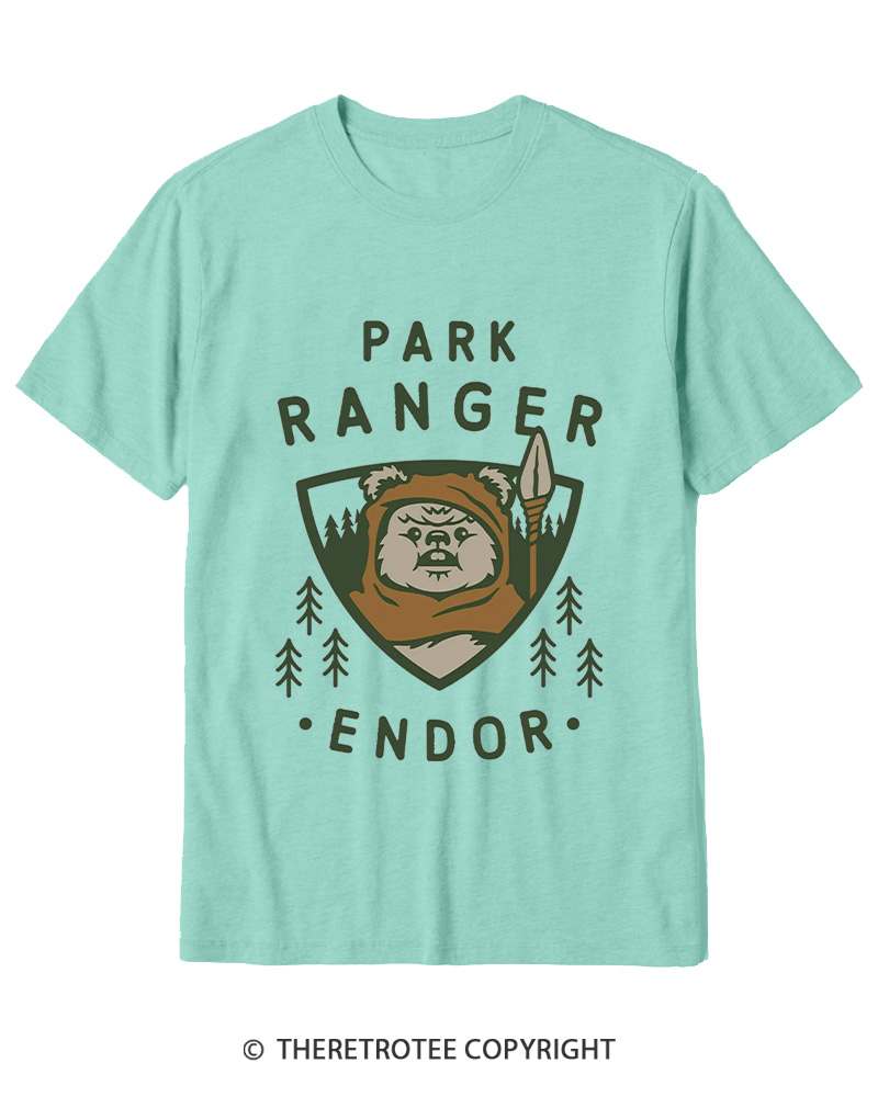 TheRetroTee Park Ranger 1980s Cotton T-Shirt