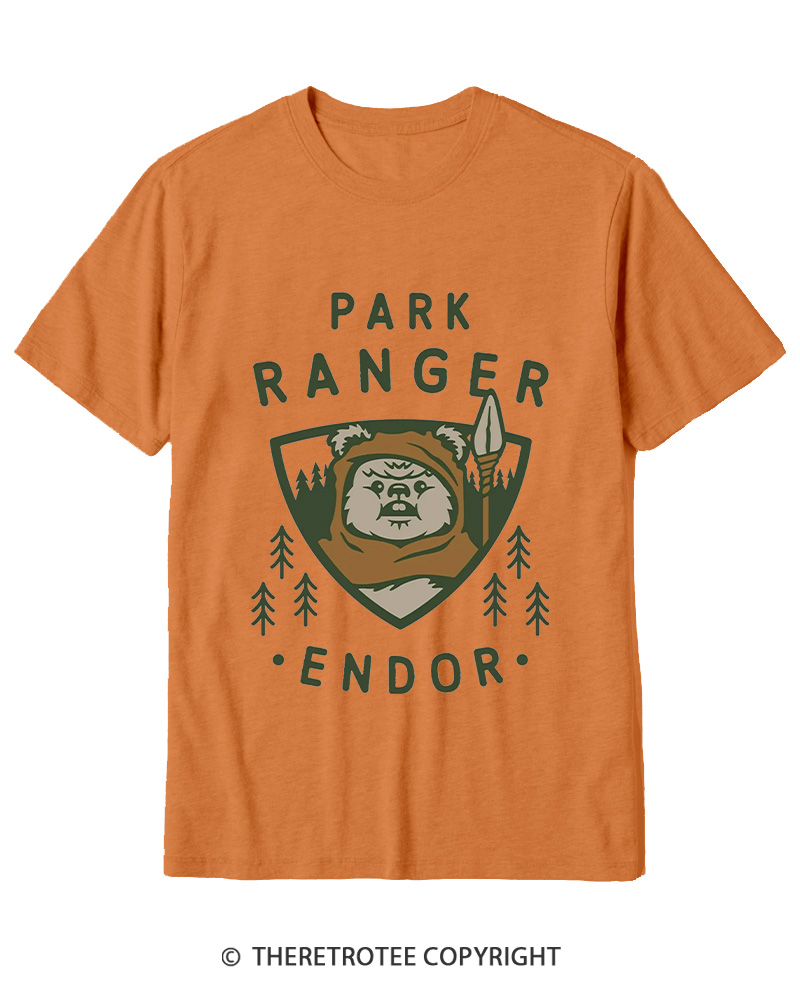 TheRetroTee Park Ranger 1980s Cotton T-Shirt