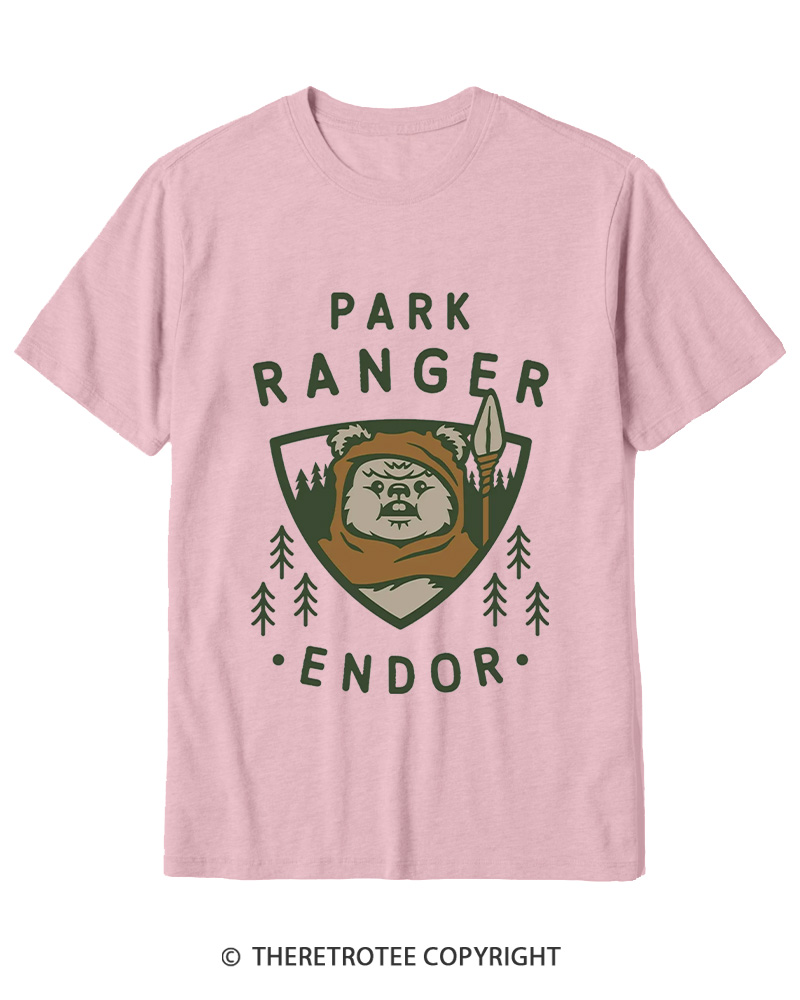 TheRetroTee Park Ranger 1980s Cotton T-Shirt