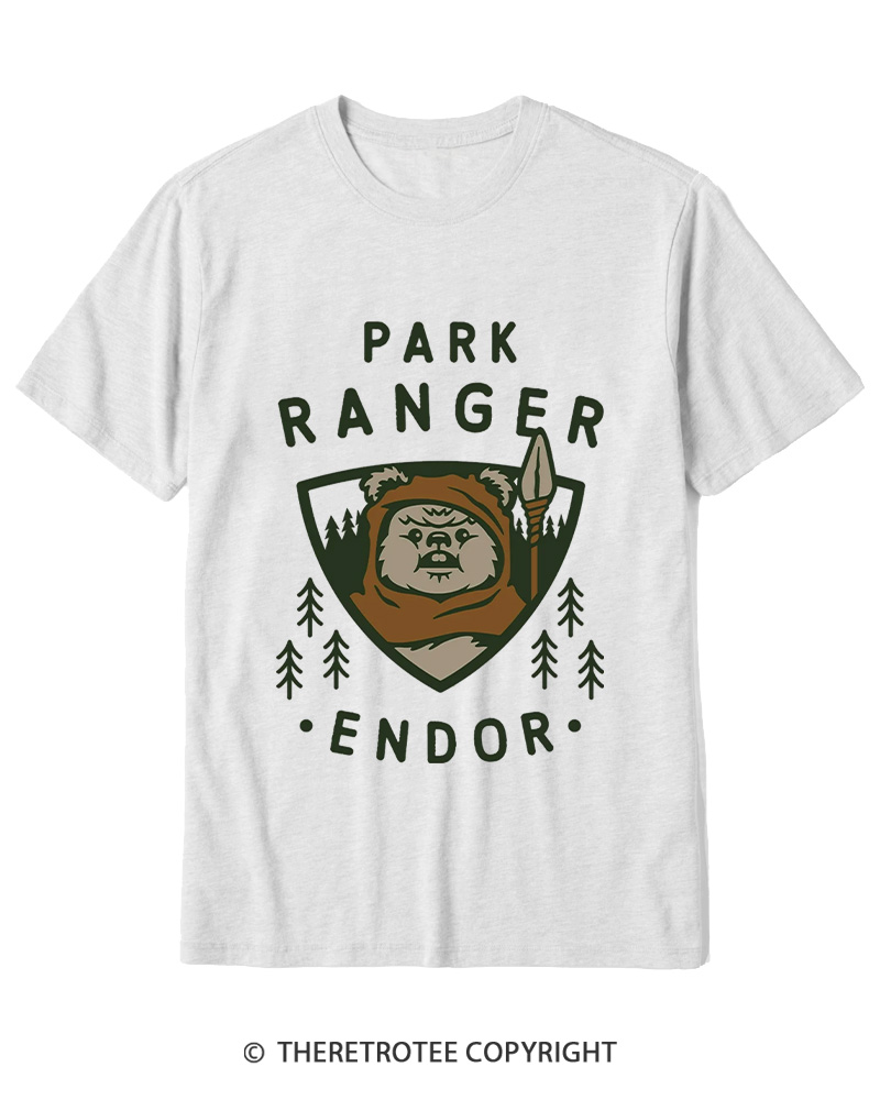 TheRetroTee Park Ranger 1980s Cotton T-Shirt