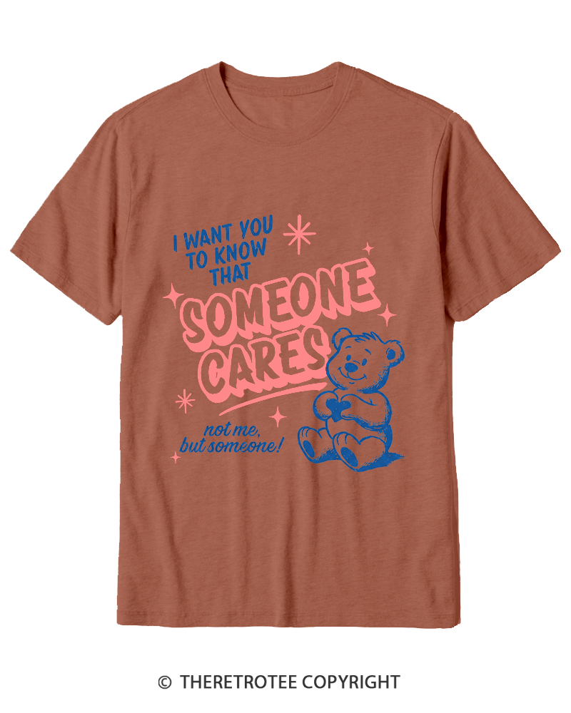 TheRetroTee Someone Cares 1950s Cotton T-Shirt