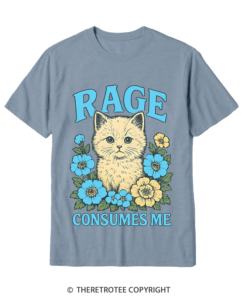 TheRetroTee Cat Meme 1970s Cotton T-Shirt