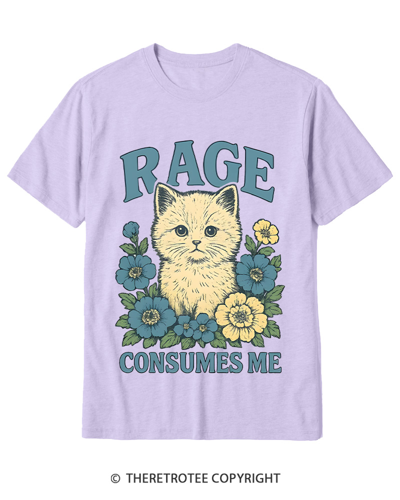 TheRetroTee Cat Meme 1970s Cotton T-Shirt