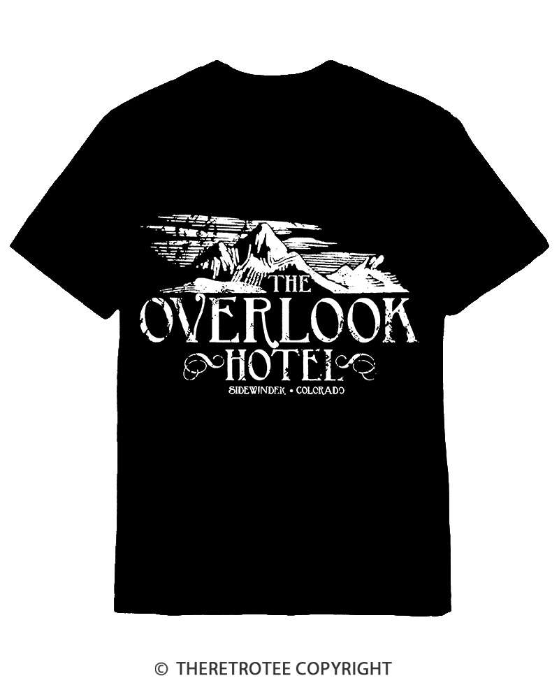 TheRetroTee The Overlook Hotel 1980s Cotton T-Shirt