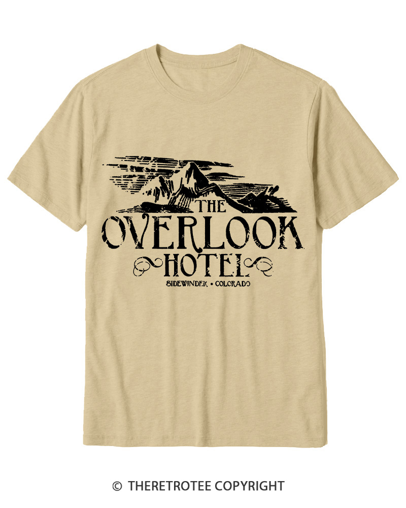 TheRetroTee The Overlook Hotel 1980s Cotton T-Shirt