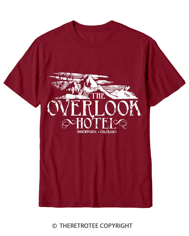 TheRetroTee The Overlook Hotel 1980s Cotton T-Shirt