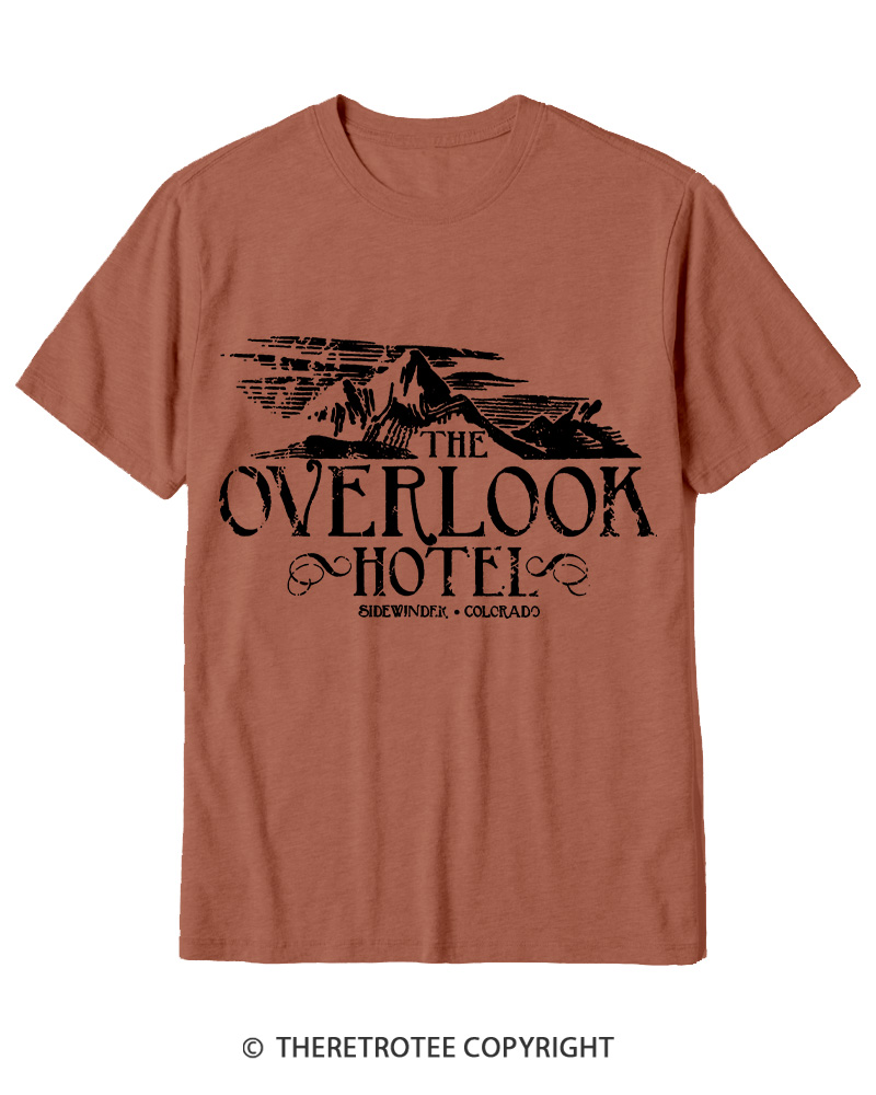 TheRetroTee The Overlook Hotel 1980s Cotton T-Shirt