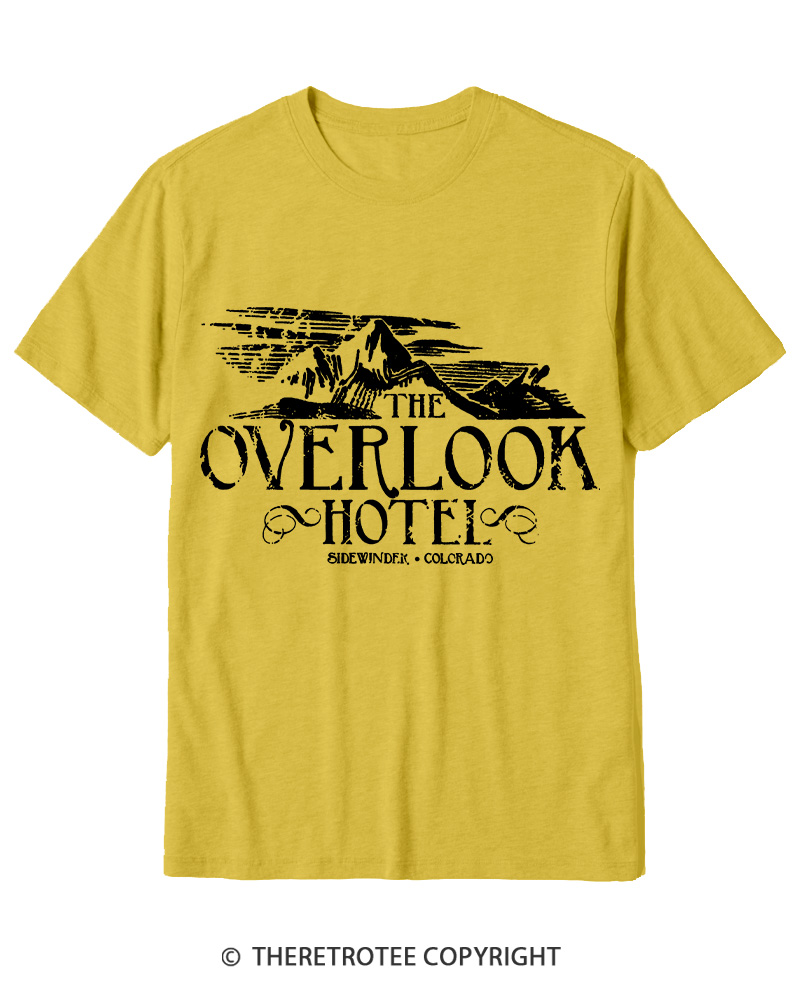 TheRetroTee The Overlook Hotel 1980s Cotton T-Shirt