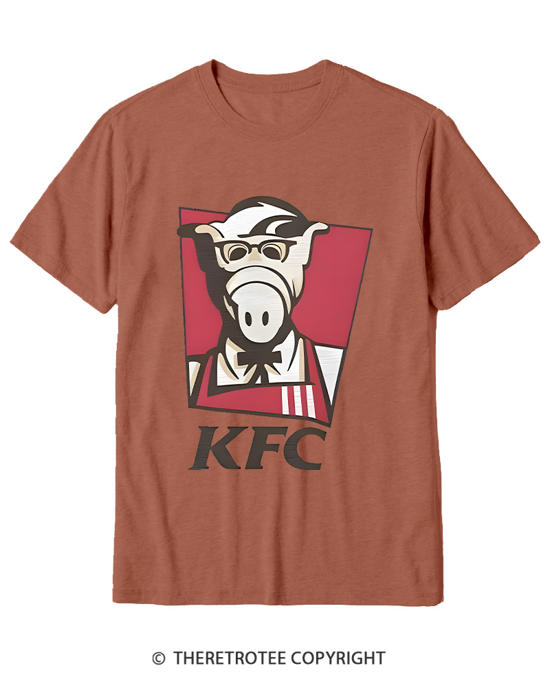 TheRetroTee 1980s Kentucky Fried Cats Cotton T-Shirt
