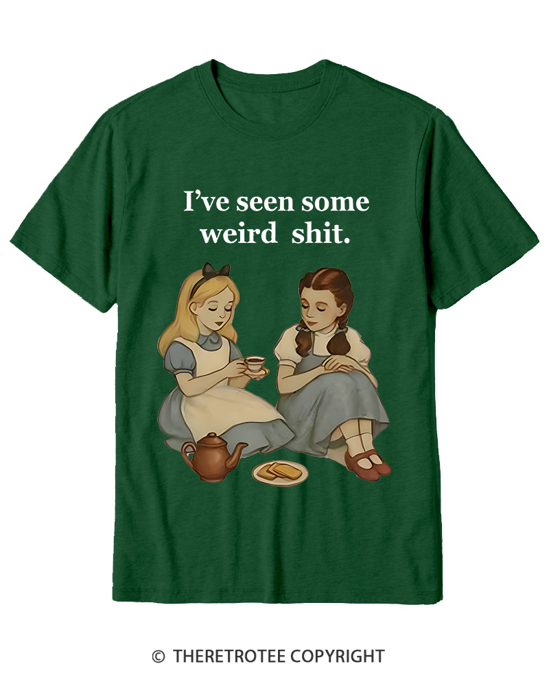 TheRetroTee Weird Stuff 1990s Girl Cotton T-Shirt