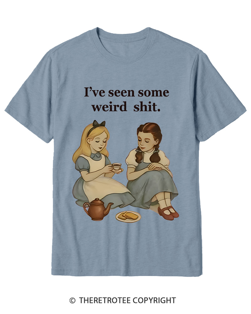 TheRetroTee Weird Stuff 1990s Girl Cotton T-Shirt
