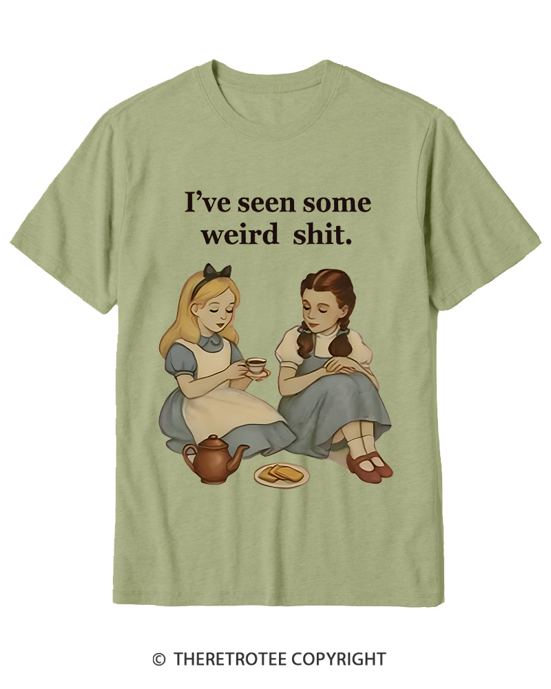TheRetroTee Weird Stuff 1990s Girl Cotton T-Shirt