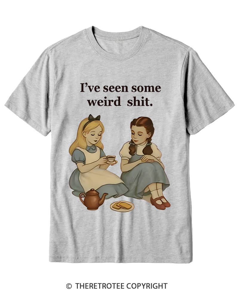 TheRetroTee Weird Stuff 1990s Girl Cotton T-Shirt