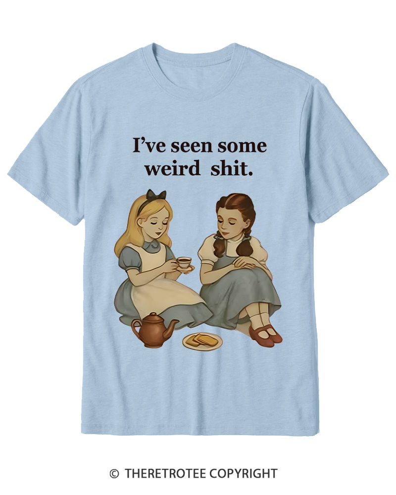 TheRetroTee Weird Stuff 1990s Girl Cotton T-Shirt