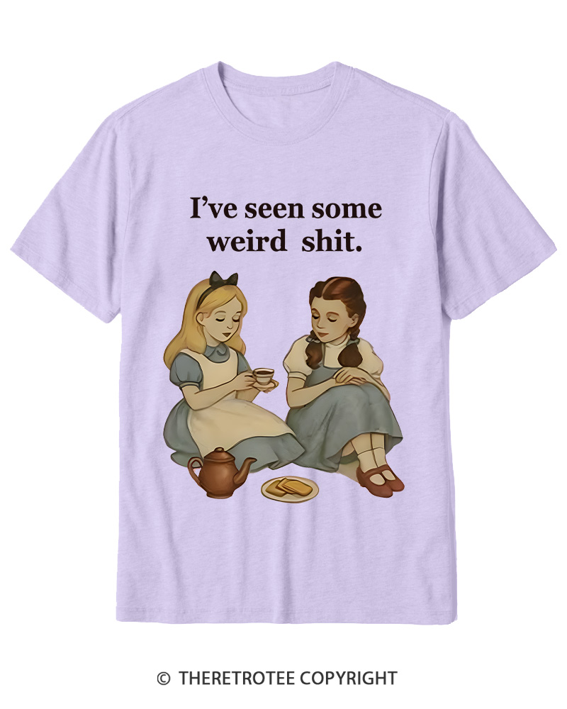 TheRetroTee Weird Stuff 1990s Girl Cotton T-Shirt