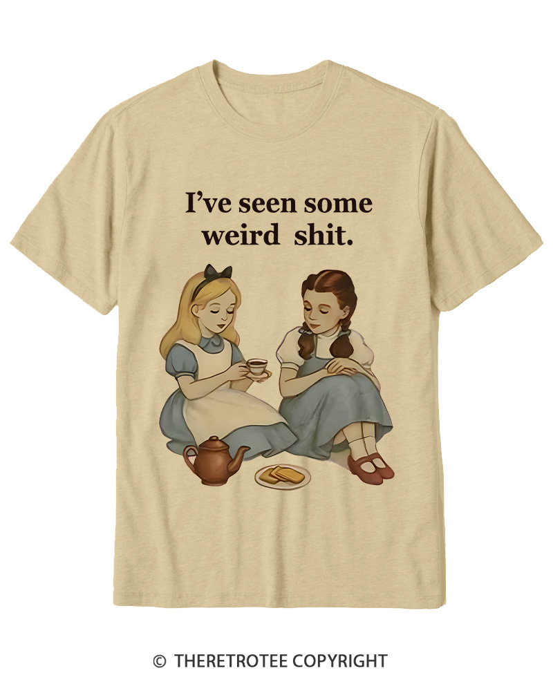 TheRetroTee Weird Stuff 1990s Girl Cotton T-Shirt