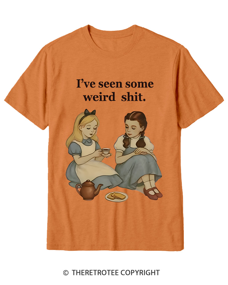 TheRetroTee Weird Stuff 1990s Girl Cotton T-Shirt