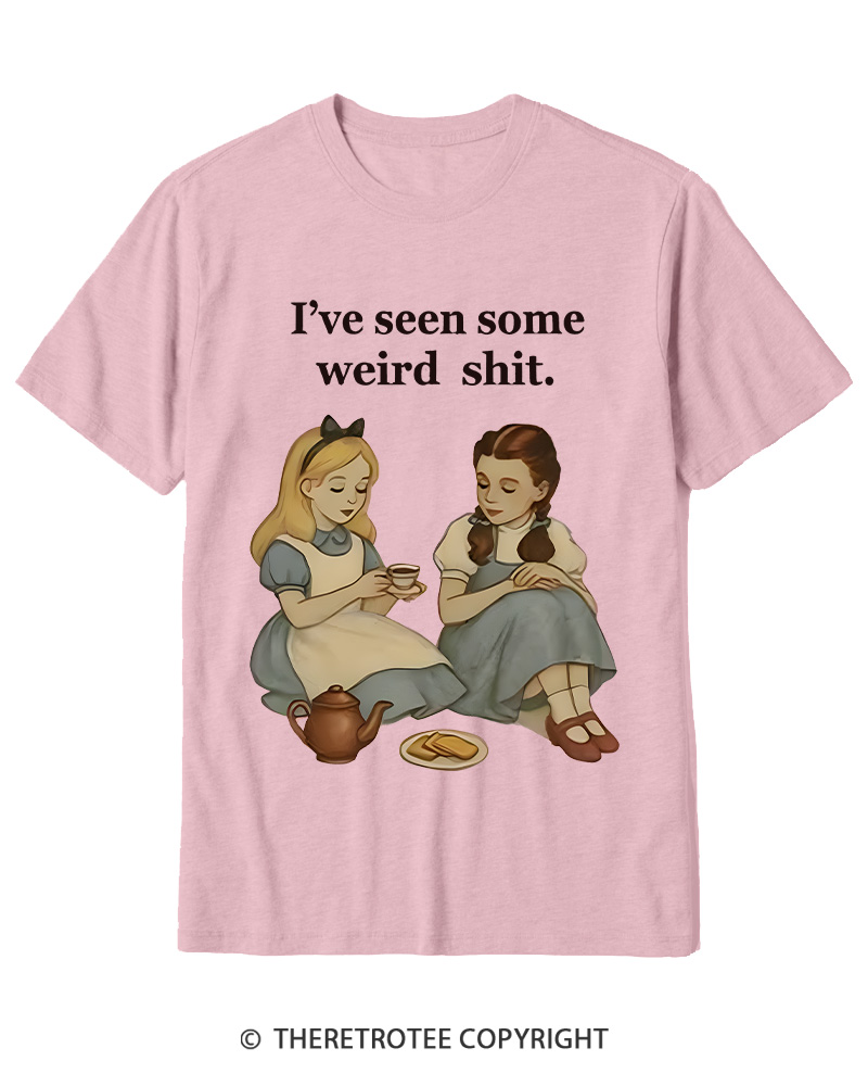 TheRetroTee Weird Stuff 1990s Girl Cotton T-Shirt