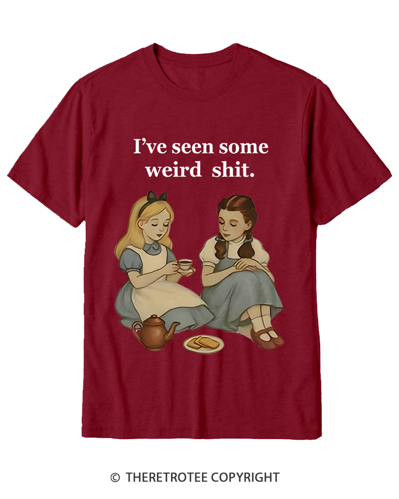 TheRetroTee Weird Stuff 1990s Girl Cotton T-Shirt