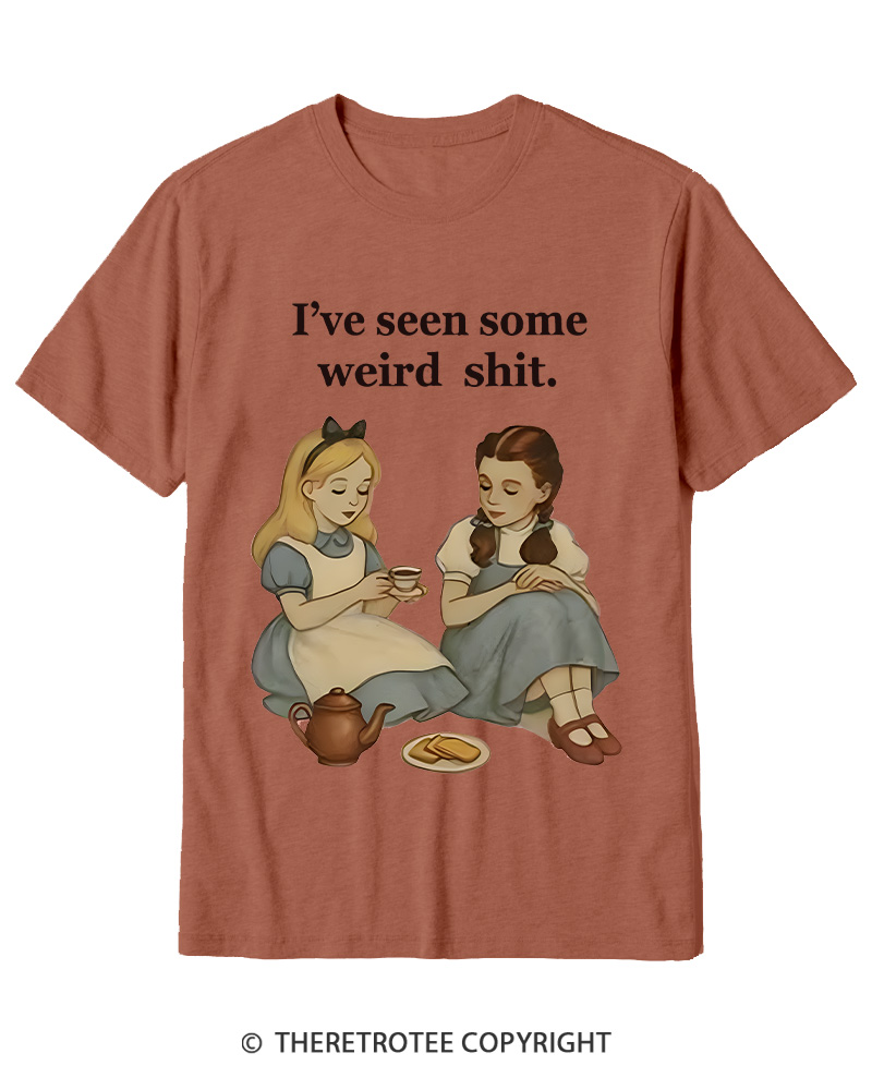TheRetroTee Weird Stuff 1990s Girl Cotton T-Shirt