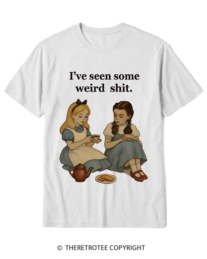 TheRetroTee Weird Stuff 1990s Girl Cotton T-Shirt