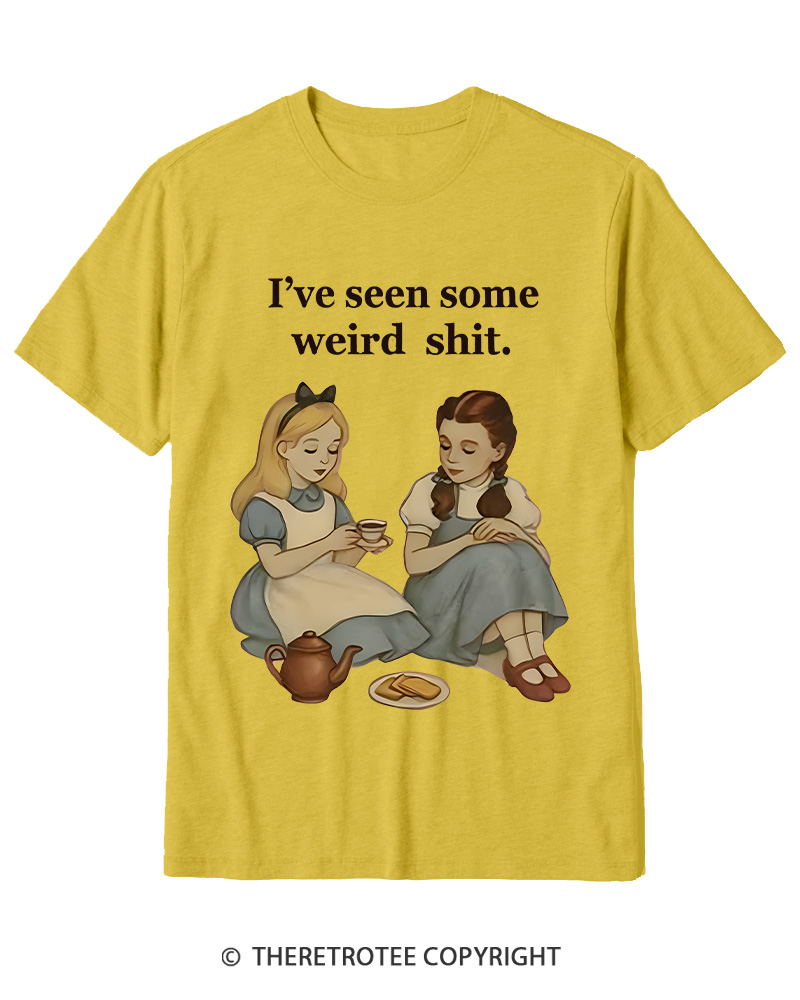 TheRetroTee Weird Stuff 1990s Girl Cotton T-Shirt