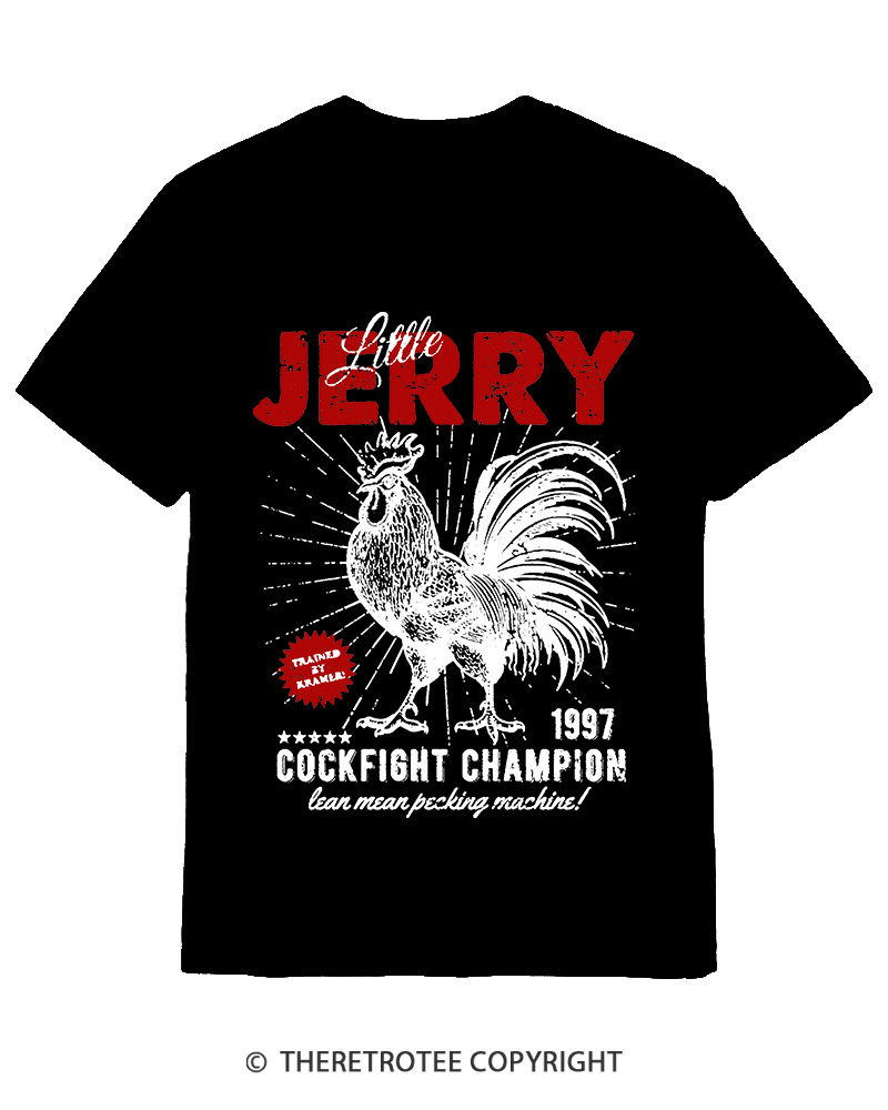 TheRetroTee Barnyard Champion 1990s Cotton T-Shirt