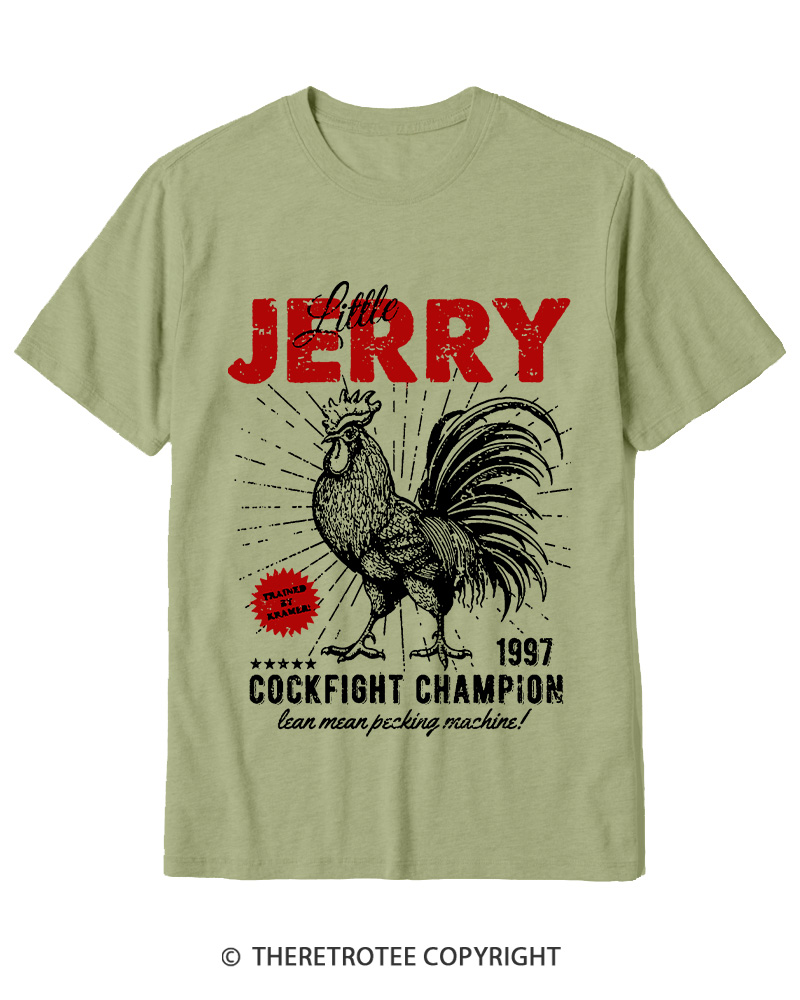 TheRetroTee Barnyard Champion 1990s Cotton T-Shirt