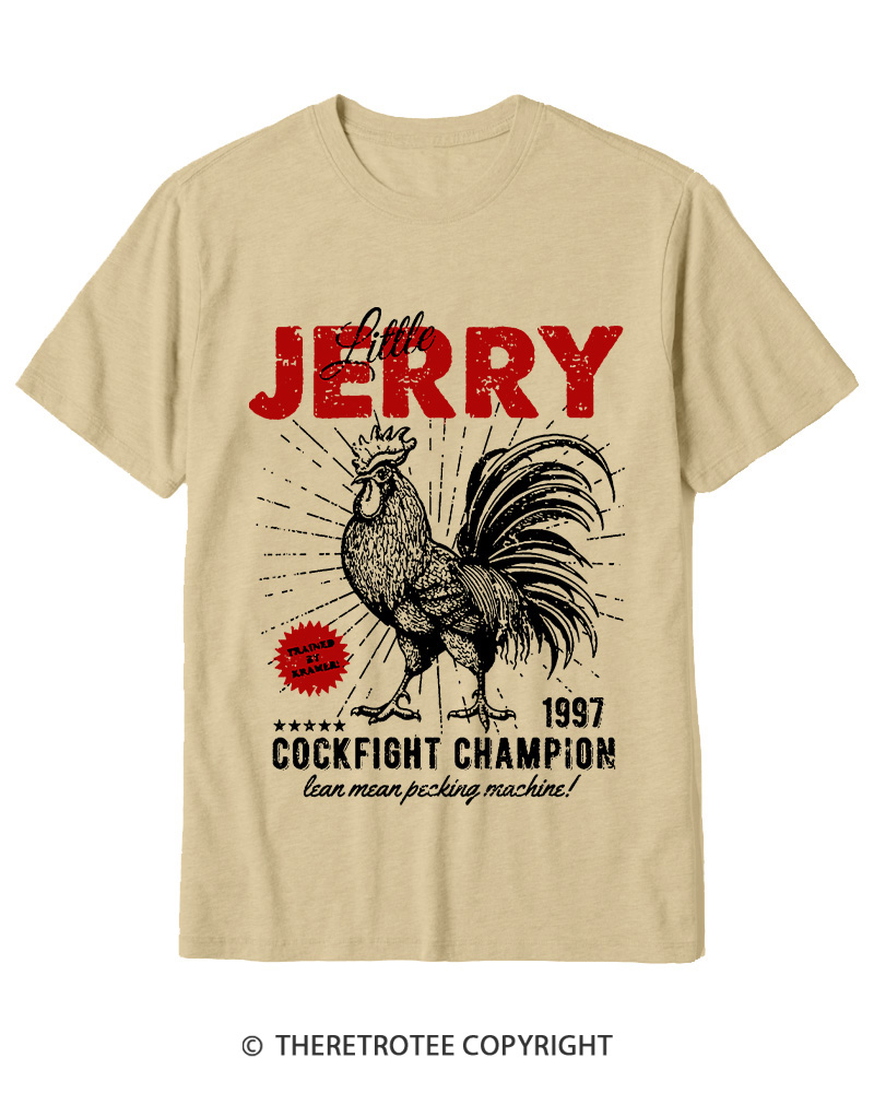 TheRetroTee Barnyard Champion 1990s Cotton T-Shirt