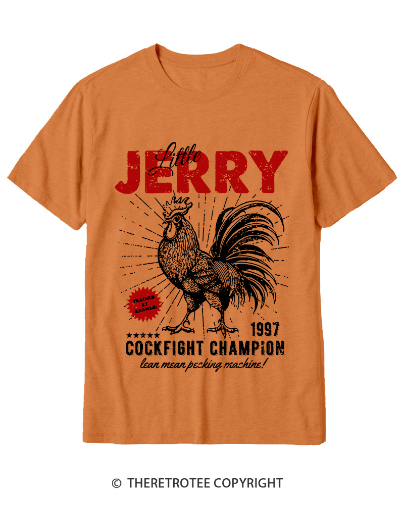 TheRetroTee Barnyard Champion 1990s Cotton T-Shirt