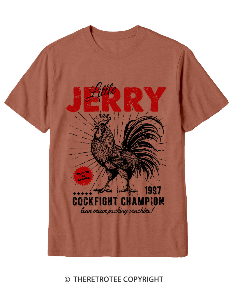 TheRetroTee Barnyard Champion 1990s Cotton T-Shirt