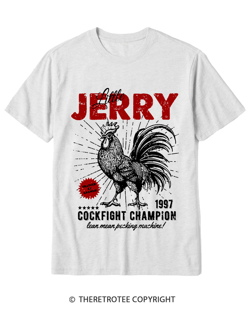 TheRetroTee Barnyard Champion 1990s Cotton T-Shirt