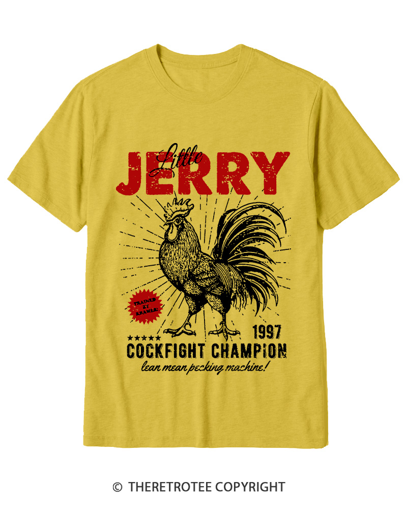 TheRetroTee Barnyard Champion 1990s Cotton T-Shirt