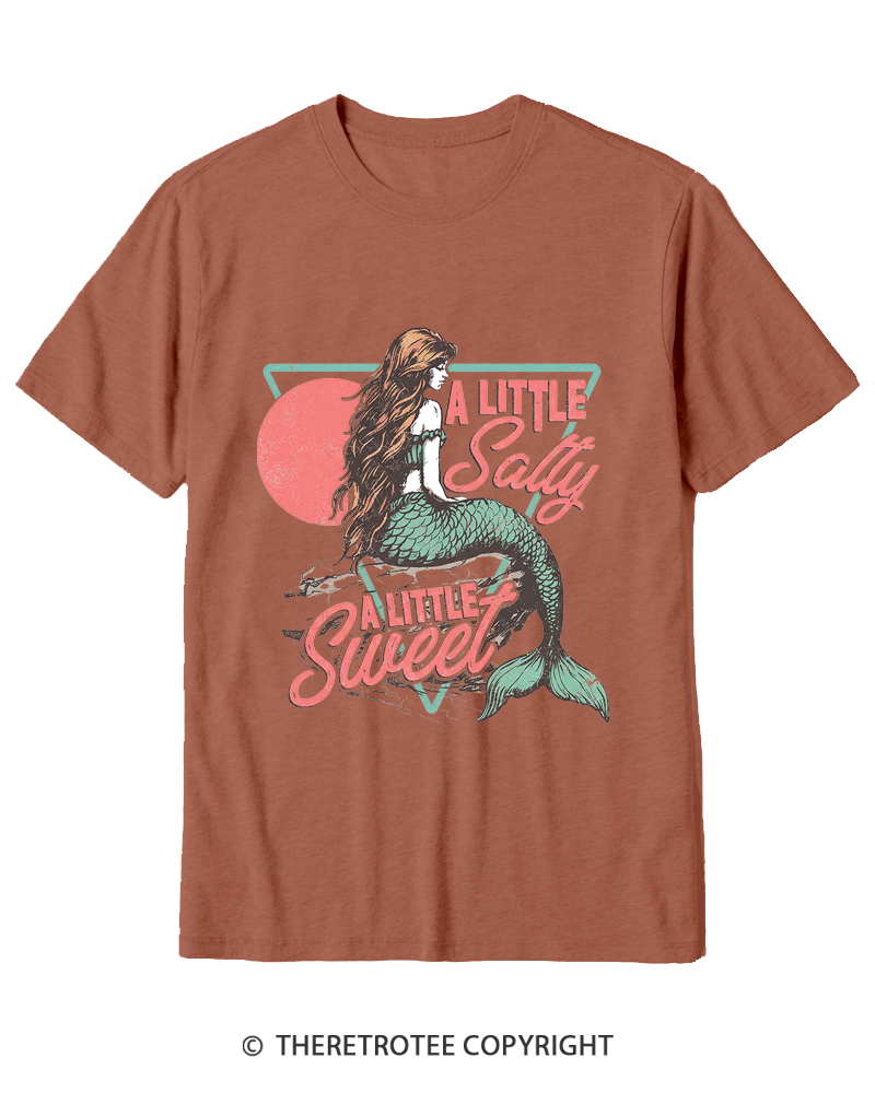 TheRetroTee A Little Salty a Little Sweet Cotton T-Shirt