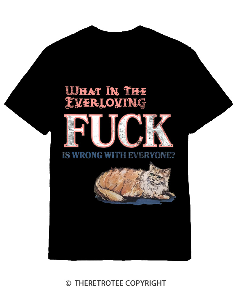 TheRetroTee What in the Everloving 1970s Cotton T-Shirt