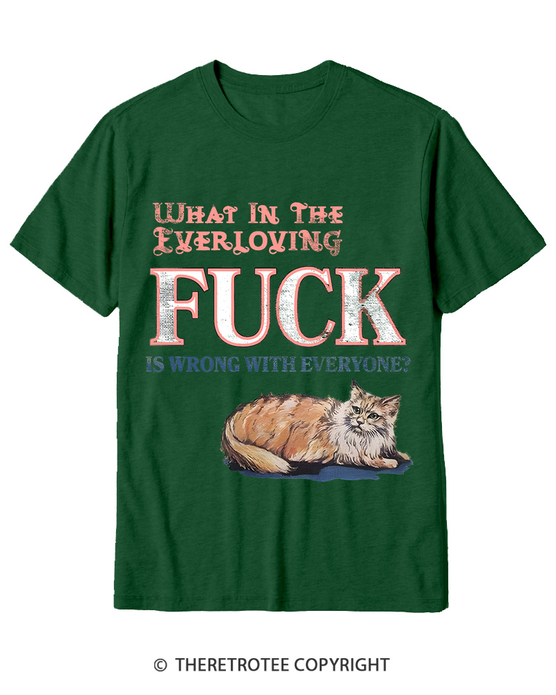 TheRetroTee What in the Everloving 1970s Cotton T-Shirt