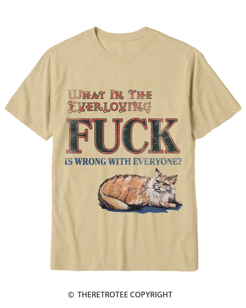 TheRetroTee What in the Everloving 1970s Cotton T-Shirt