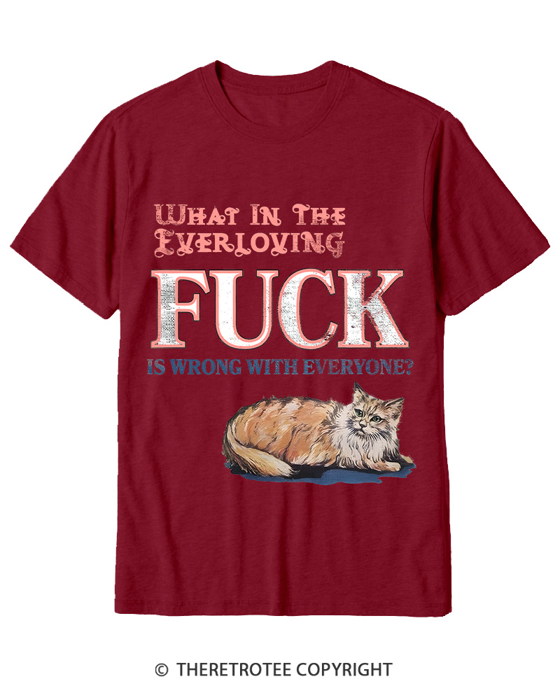 TheRetroTee What in the Everloving 1970s Cotton T-Shirt