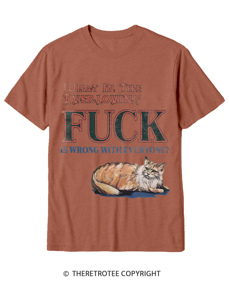 TheRetroTee What in the Everloving 1970s Cotton T-Shirt