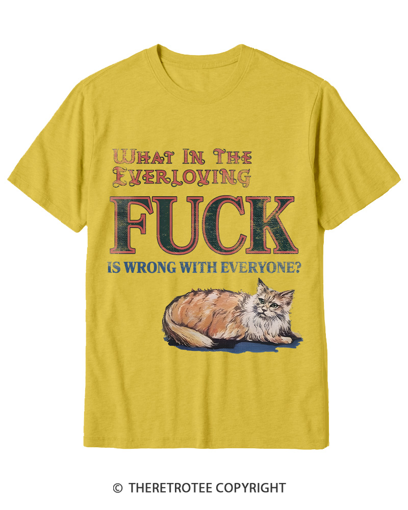 TheRetroTee What in the Everloving 1970s Cotton T-Shirt