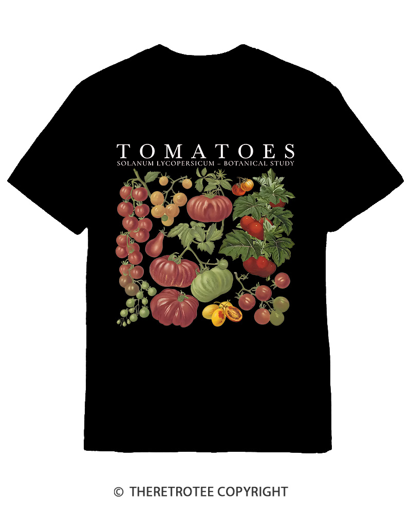 TheRetroTee Tomatoes 1890s Cotton T-Shirt