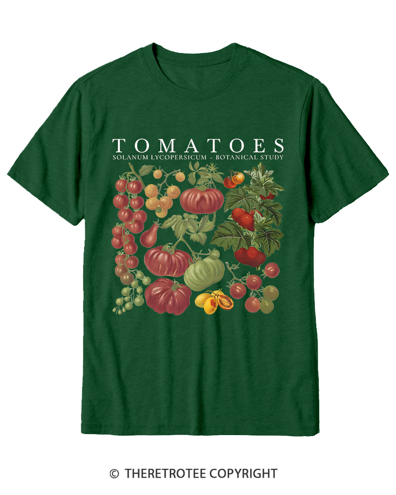 TheRetroTee Tomatoes 1890s Cotton T-Shirt