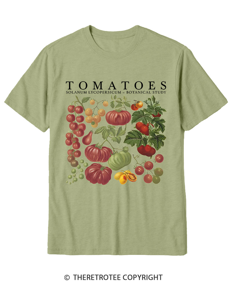 TheRetroTee Tomatoes 1890s Cotton T-Shirt