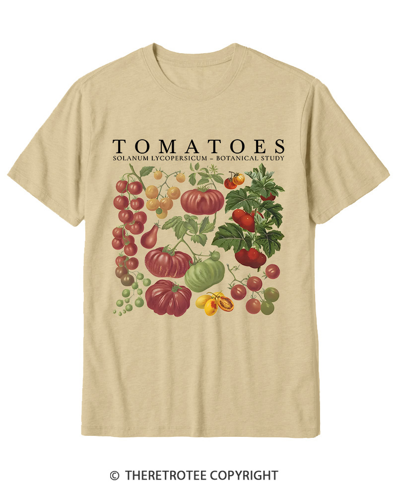TheRetroTee Tomatoes 1890s Cotton T-Shirt