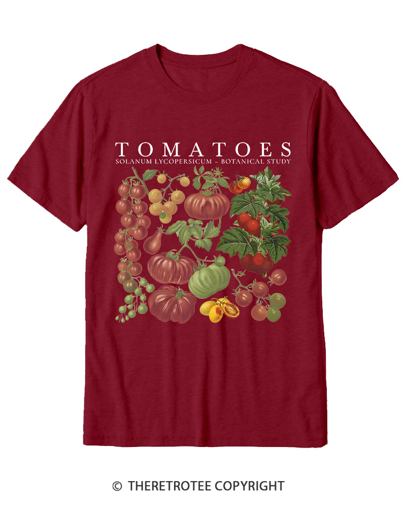 TheRetroTee Tomatoes 1890s Cotton T-Shirt