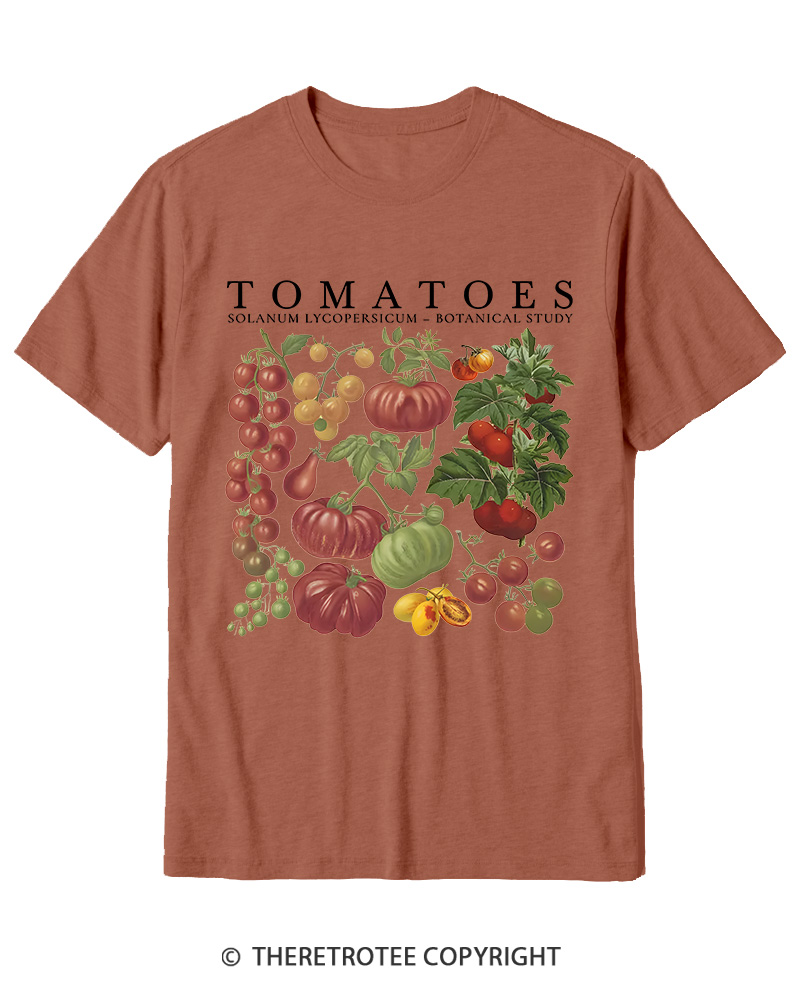 TheRetroTee Tomatoes 1890s Cotton T-Shirt