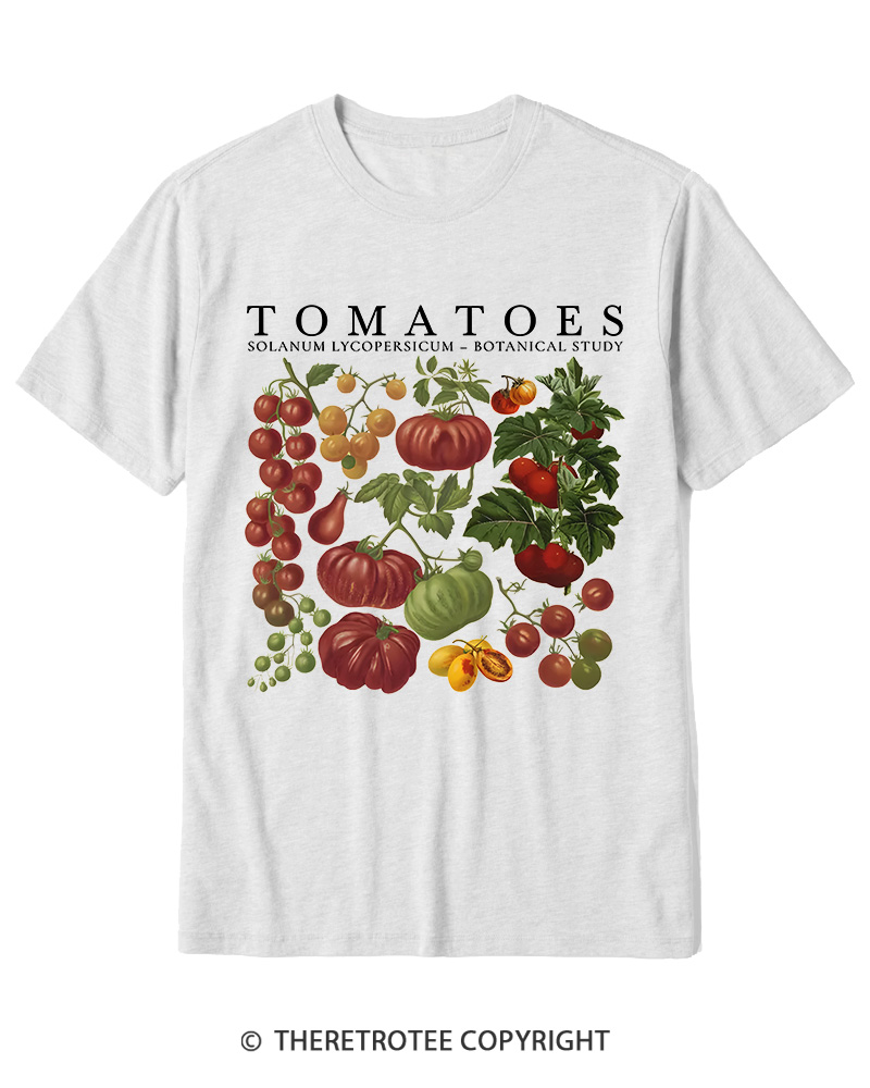 TheRetroTee Tomatoes 1890s Cotton T-Shirt