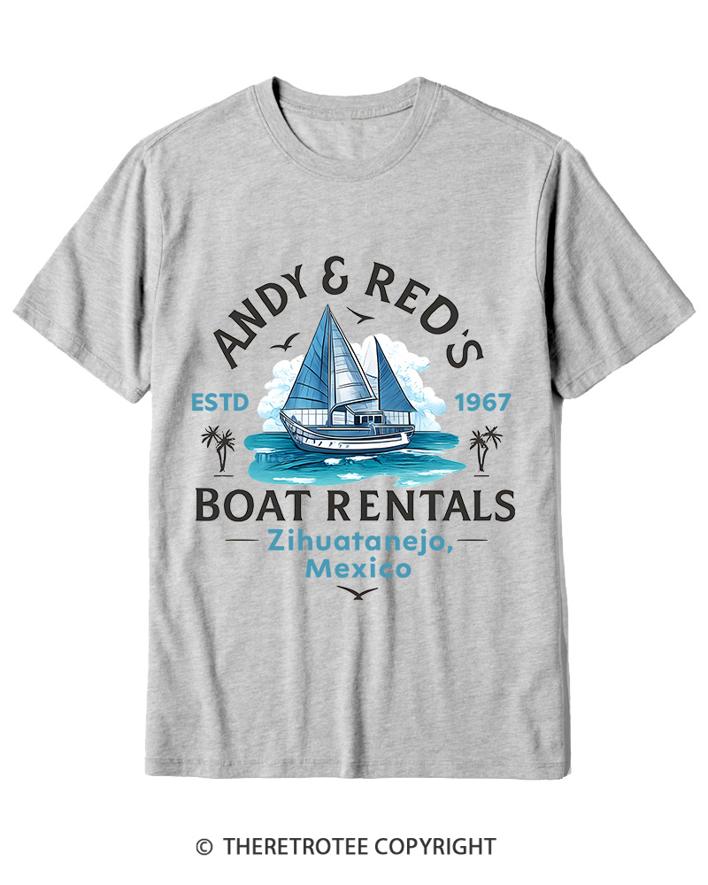 TheRetroTee Boat Rentals 1990s Cotton T-Shirt